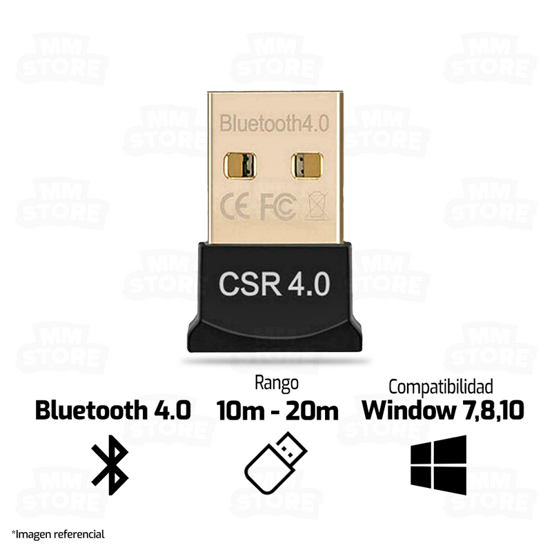 ADAPTADOR BLUETOOTH USB | 4.0