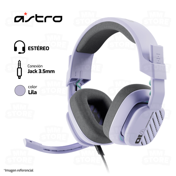 AUDIFONO ASTRO A10 G2 | 3.5MM | ESTEREO | LILA