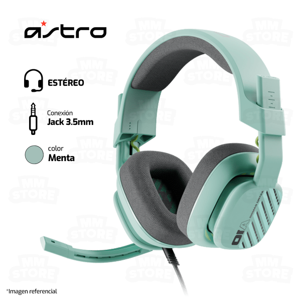 AUDIFONO ASTRO A10 G2 | 3.5MM | ESTEREO | MENTA