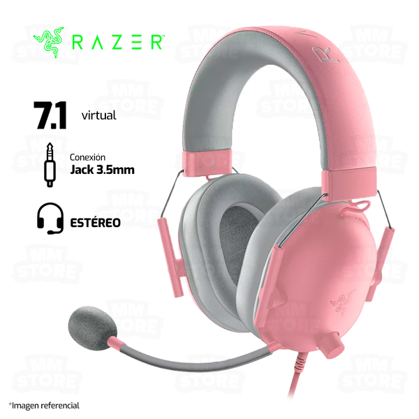 AUDIFONO RAZER BLACKSHARK V2 X | 3.5MM | 7.1 | ROSADO