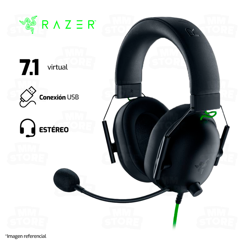 AUDIFONO RAZER BLACKSHARK V2 X | USB | 7.1 | NEGRO