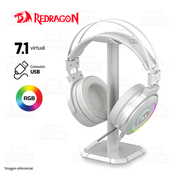 AUDIFONO REDRAGON LAMIA 2 H320 | USB | 7.1 | RGB | BLANCO