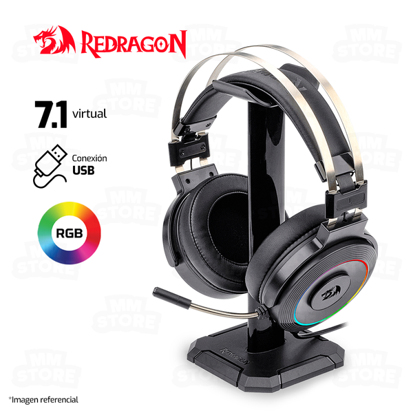 AUDIFONO REDRAGON LAMIA 2 H320 | USB | 7.1 | RGB | NEGRO