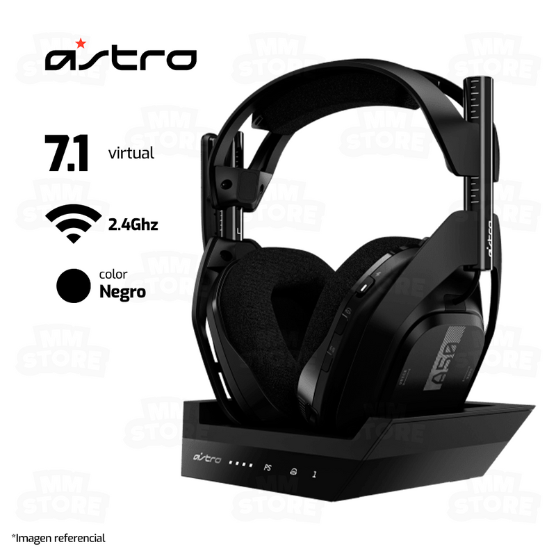 AUDIFONO ASTRO A50 | INALAMBRICO | 7.1 | NEGRO