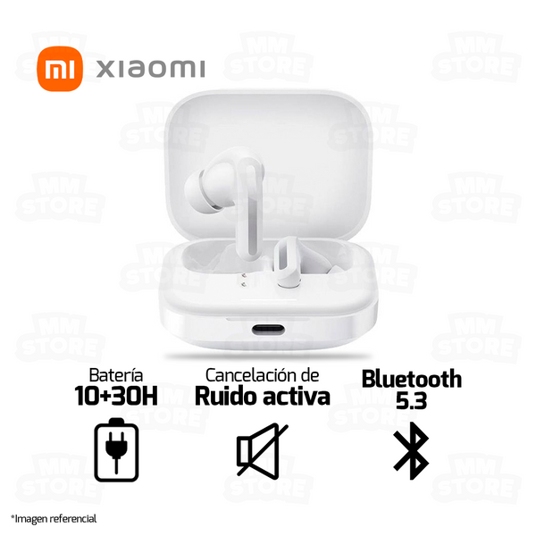 AUDIFONO XIAOMI REDMI BUDS 5 | BLUETOOTH | ESTEREO | BLANCO