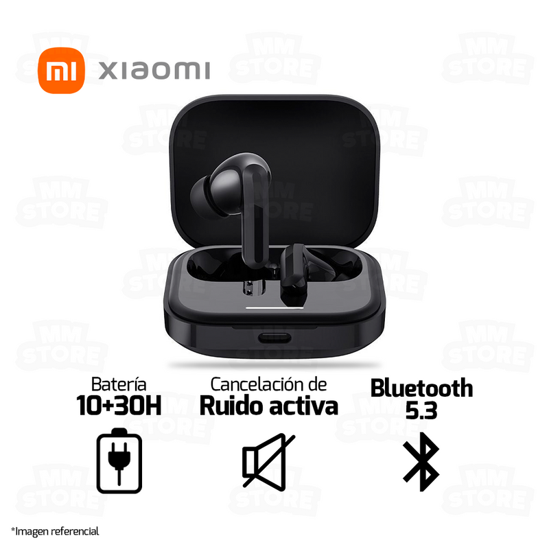 AUDIFONO XIAOMI REDMI BUDS 5 | BLUETOOTH | ESTEREO | NEGRO