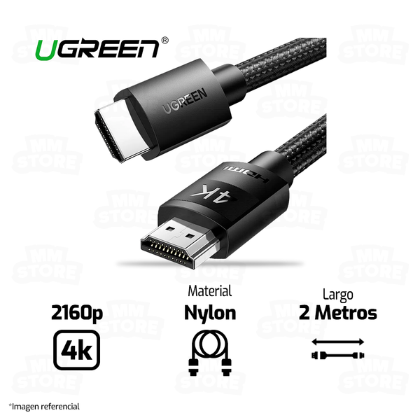 CABLE UGREEN HDMI 40101 | 4K | 2.0 MTS