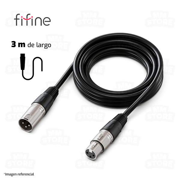 CABLE FIFINE 1 XLR MACHO A XLR HEMBRA