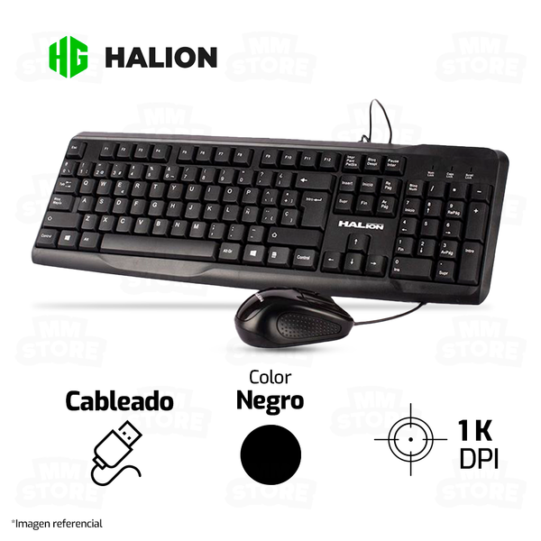 COMBO HALION HA-K429C | TECLADO + MOUSE