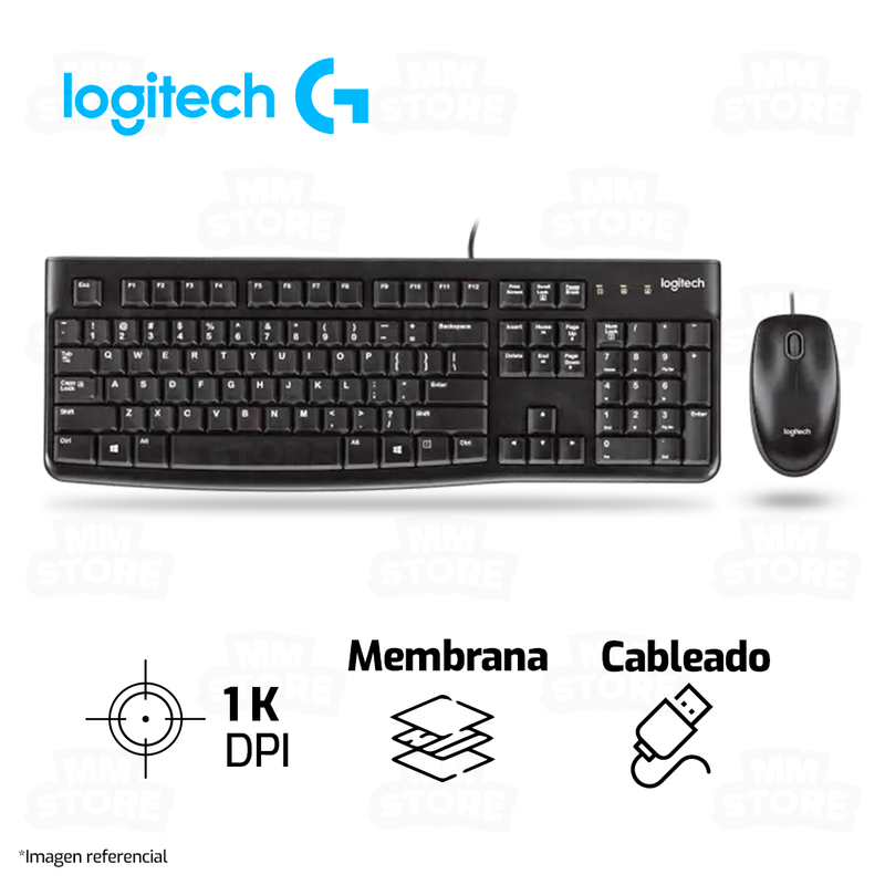 COMBO LOGITECH MK120 | TECLADO + MOUSE