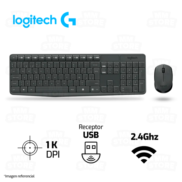 COMBO LOGITECH MK235 | INALAMBRICO | TECLADO + MOUSE