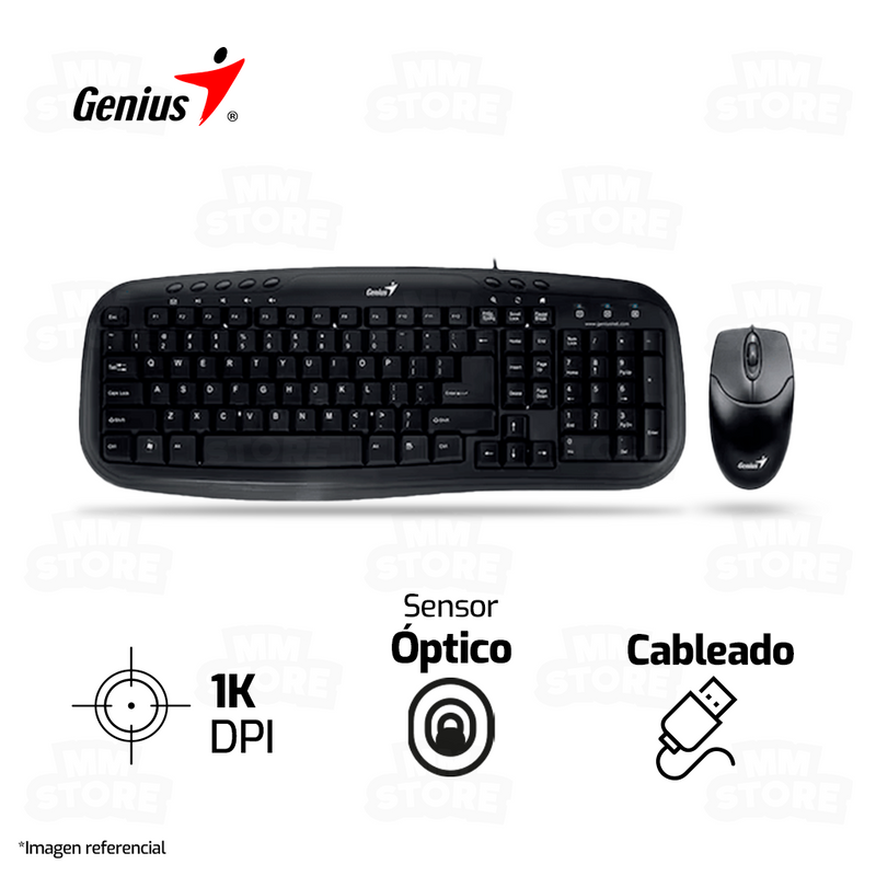 COMBO GENIUS KM-200 | TECLADO + MOUSE