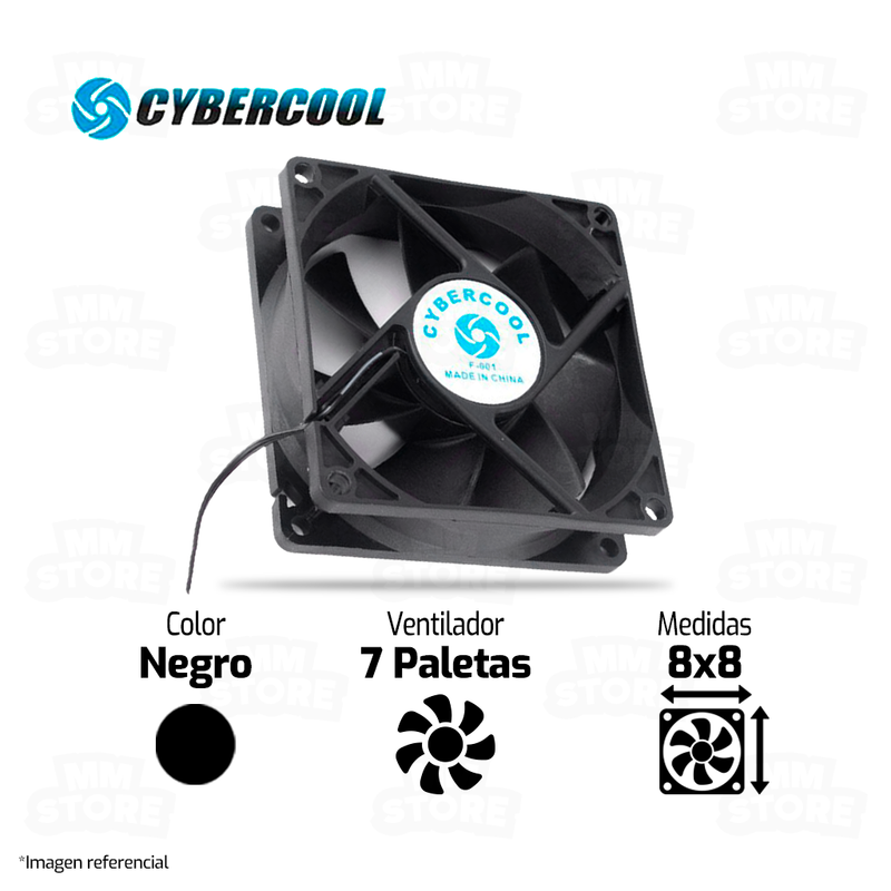 COOLER PARA CASE CYBERCOOL | 80MM