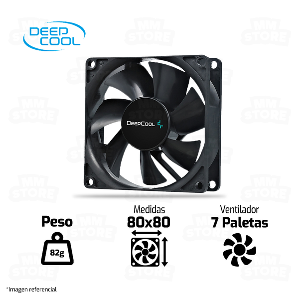 COOLER PARA CASE DEEPCOOL XFAN80 | 80MM