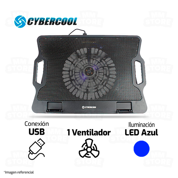 COOLER PARA LAPTOP CYBERCOOL HA-76 | 1 VENTILADOR