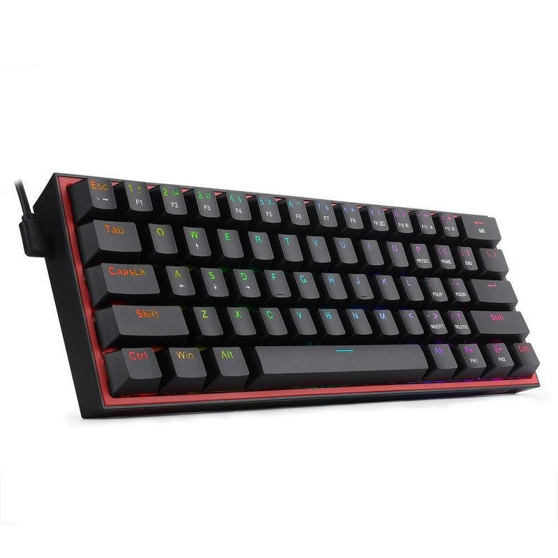 TECLADO REDRAGON FIZZ PRO K616 | ESPAÑOL | INALAMBRICO | MECANICO | SW-RED | RGB | NEGRO