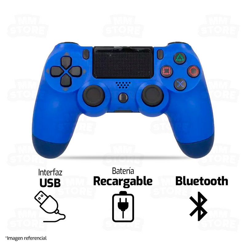 GAMEPAD DOUBLESHOCK | BLUETOOTH | PLAY4 | AZUL