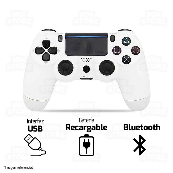 GAMEPAD DOUBLESHOCK | BLUETOOTH | PLAY4 | BLANCO