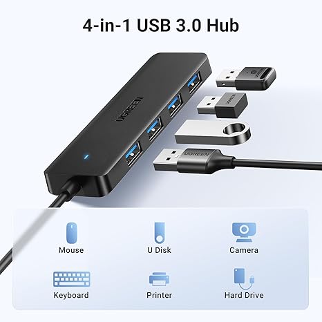 HUB USB UGREEN 25851 | 3.0 | 4 PUERTOS