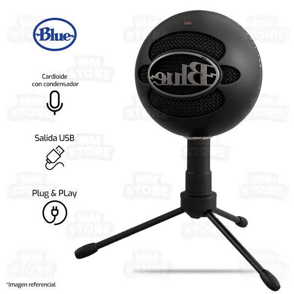 MICROFONO BLUE SNOWBALL ICE | USB | NEGRO