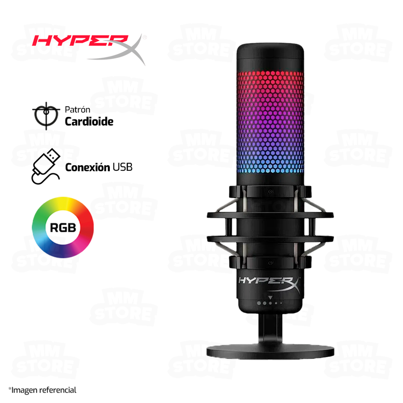 MICROFONO HYPERX QUADCAST S | USB | RGB