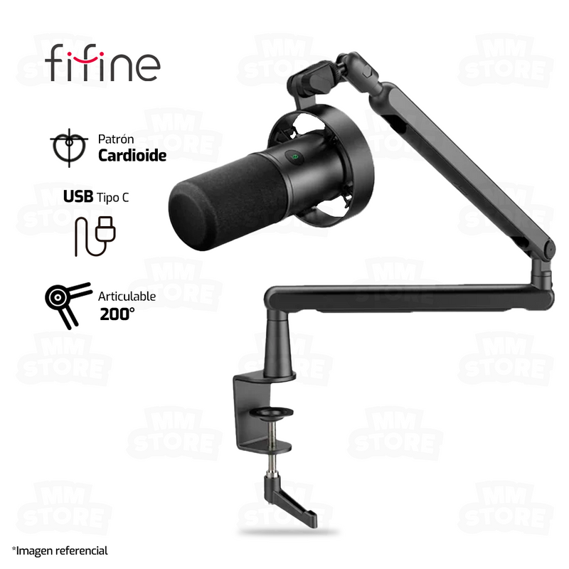 MICROFONO FIFINE T688 | DINÁMICO | NEGRO