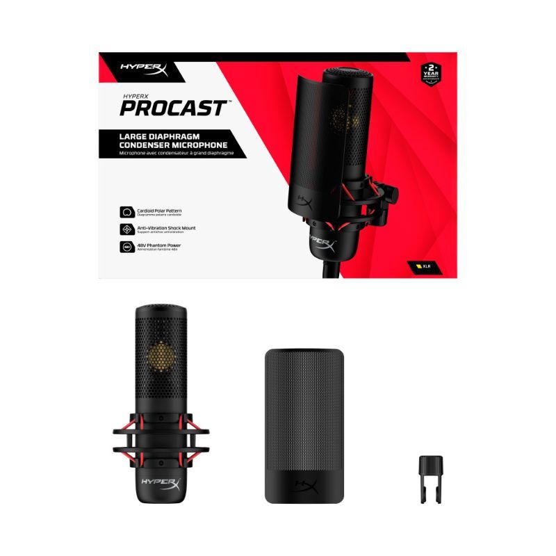 MICROFONO HYPERX PROCAST | XLR