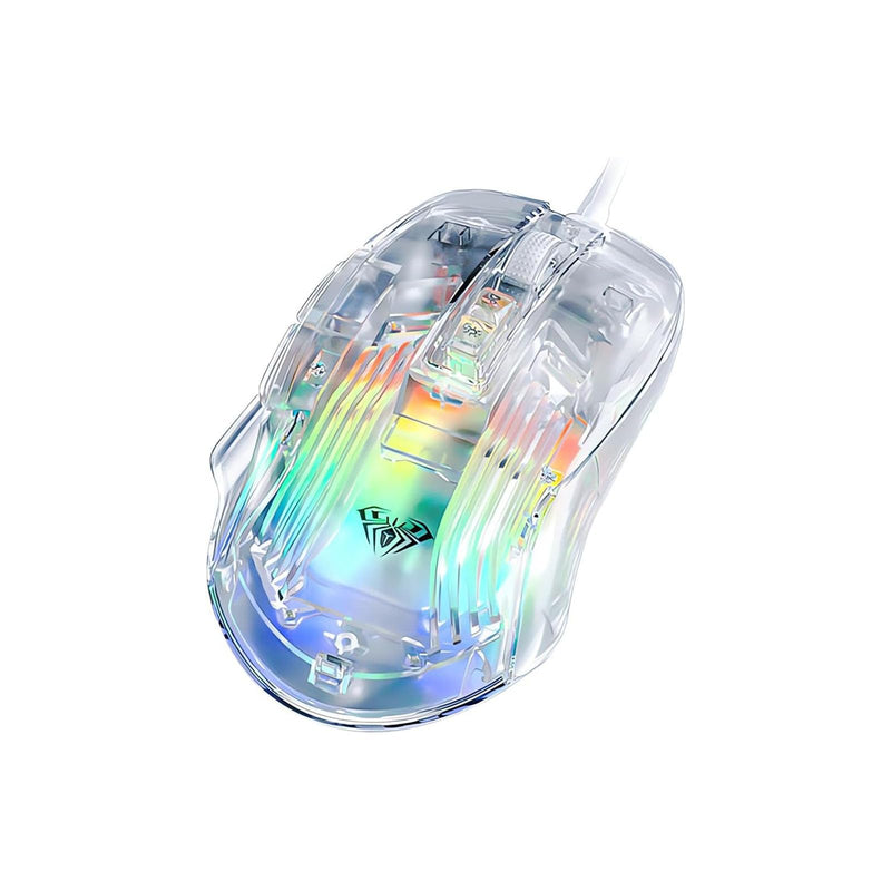 MOUSE AULA S80 | USB | 7,200 DPI | TRANSPARENTE