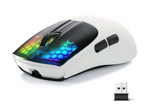 MOUSE AULA SC560 | INALAMBRICO - BLUETOOTH | 10,000 DPI | NEGRO-BLANCO