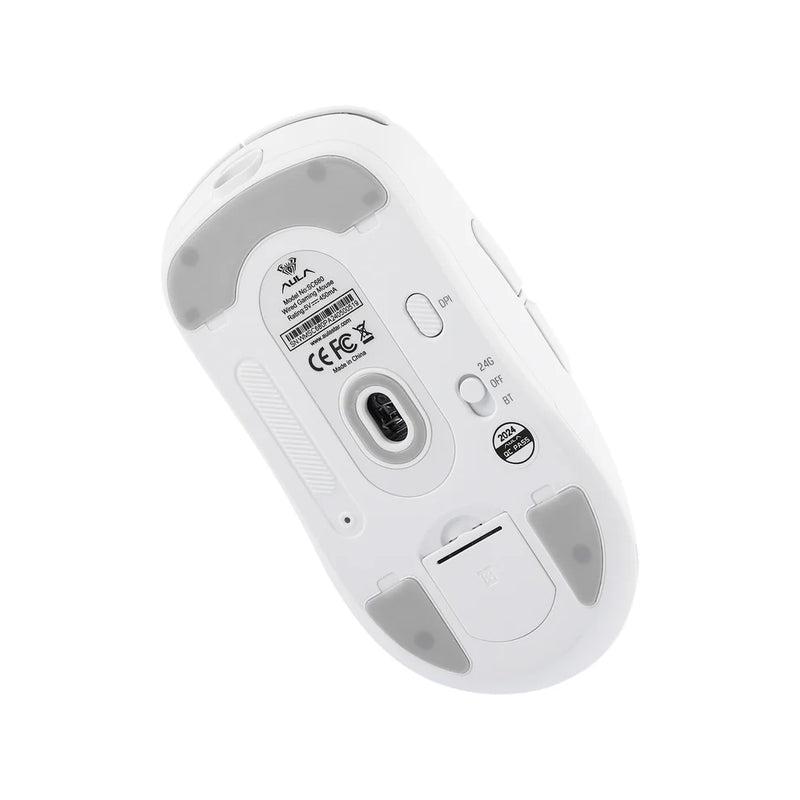 MOUSE AULA SC680 | INALAMBRICO - BLUETOOTH | 26,000 DPI | BLANCO