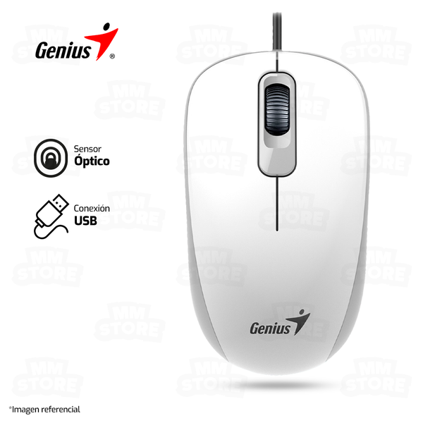 MOUSE GENIUS DX-110 | 1,000 DPI | BLANCO