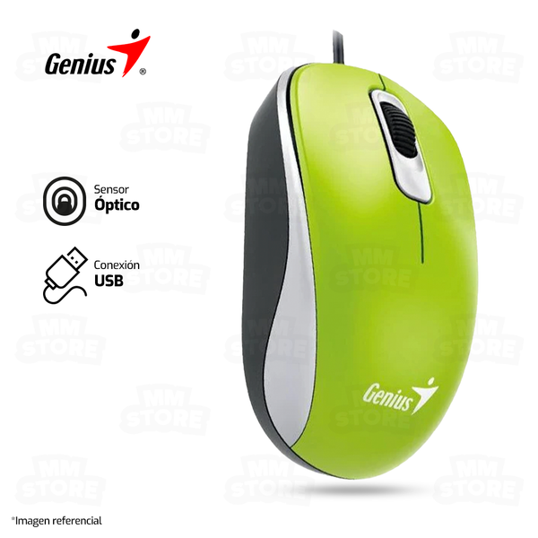 MOUSE GENIUS DX-110 | 1,000 DPI | VERDE