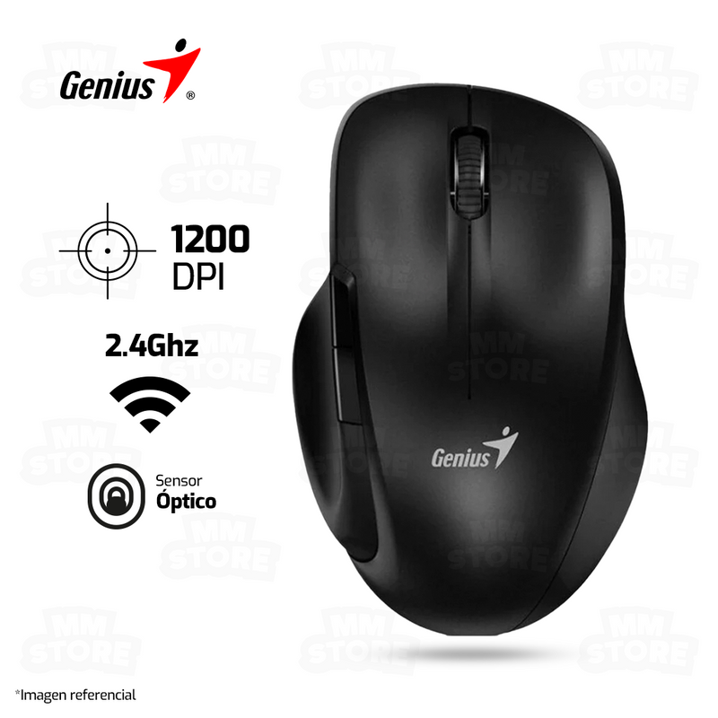 MOUSE GENIUS ERGO 8200S SILENT | INALAMBRICO | 1,00 DPI | NEGRO