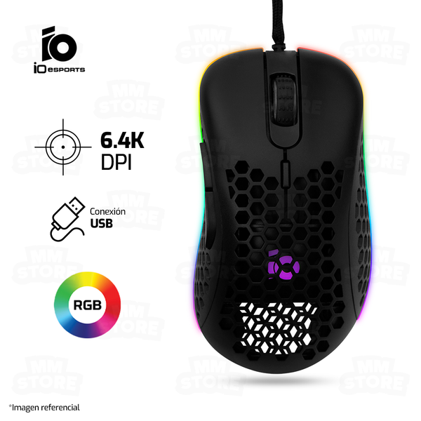 MOUSE IO ESPORTS BEAST | 6,400 DPI | RGB