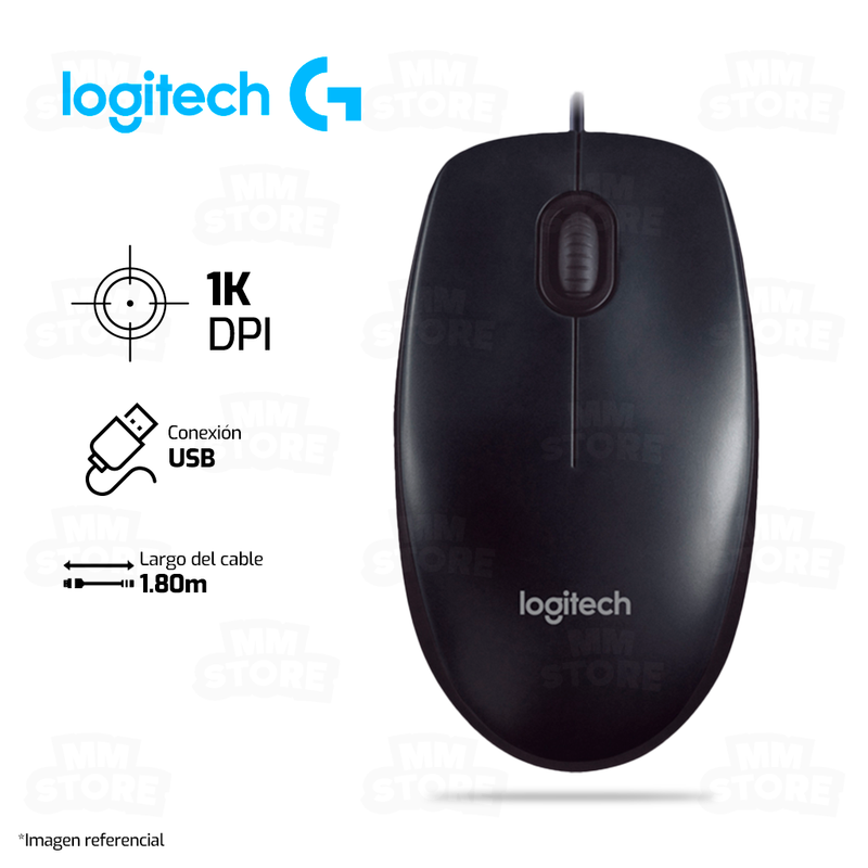 MOUSE LOGITECH M90 | 1,000 DPI