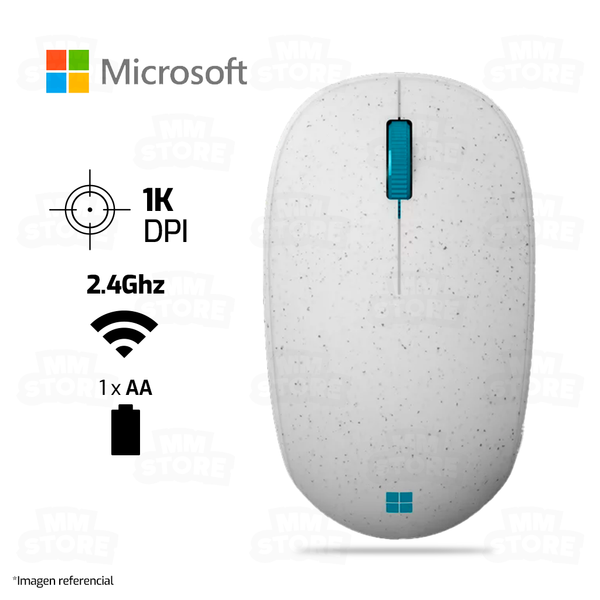 MOUSE MICROSOFT OCEAN PLASTIC | INALAMBRICO | 1,000 DPI