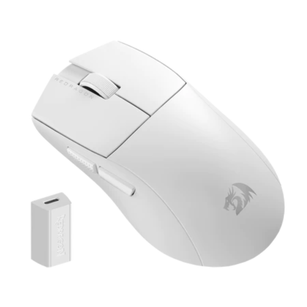 MOUSE REDRAGON K1NG PRO (4K HZ) | INALAMBRICO | 26,000 DPI | BLANCO