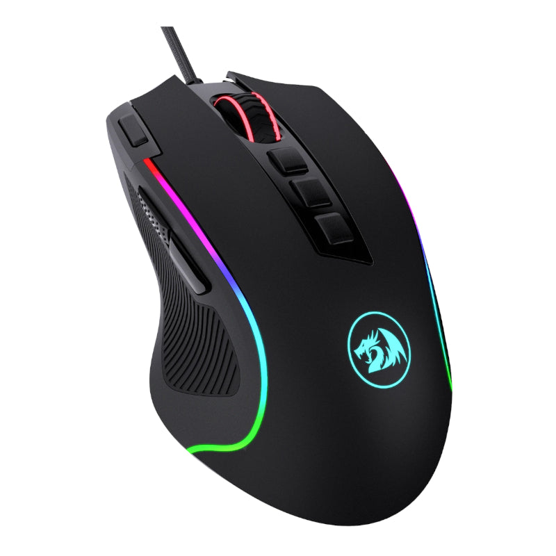 MOUSE REDRAGON PREDATOR M612 | CABLEADO | 8,000 DPI | RGB | NEGRO