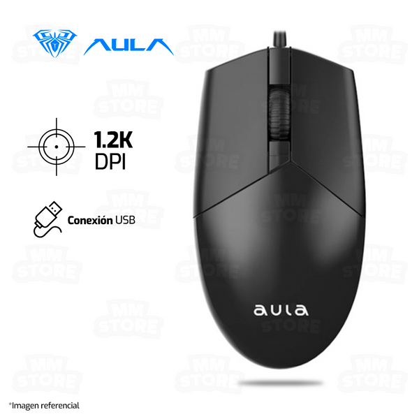 MOUSE AULA AM104 | 1,200 DPI | USB