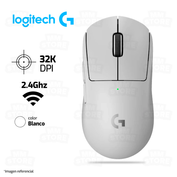 MOUSE LOGITECH GPRO X SUPERLIGHT 2 | INALAMBRICO | 32,000 DPI | BLANCO