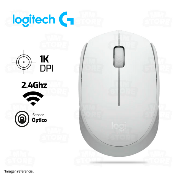 MOUSE LOGITECH M170 | INALAMBRICO | 1,000 DPI | BLANCO