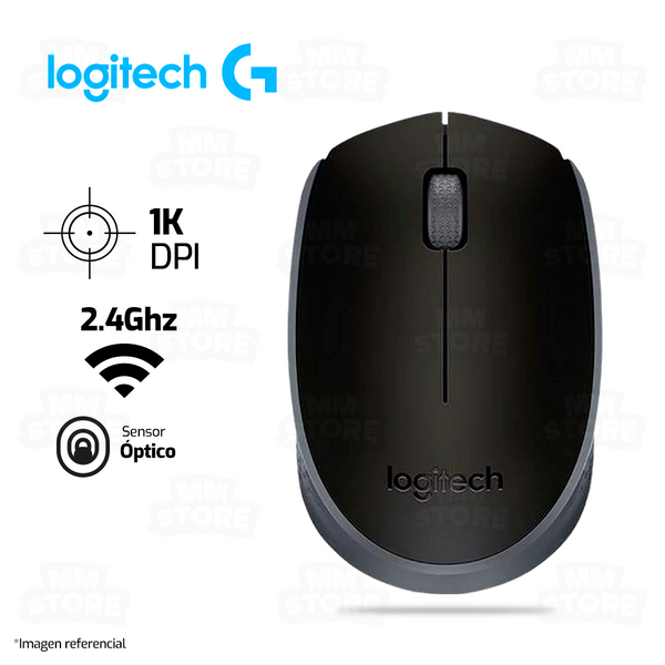 MOUSE LOGITECH M170 | INALAMBRICO | 1,000 DPI | NEGRO