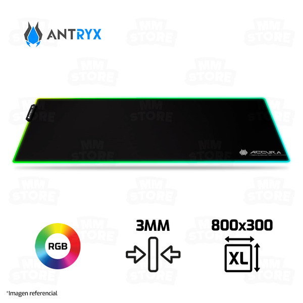 MOUSEPAD ANTRYX ACCURA 80 RGB | XL | 800 X 300 X 3MM | RGB