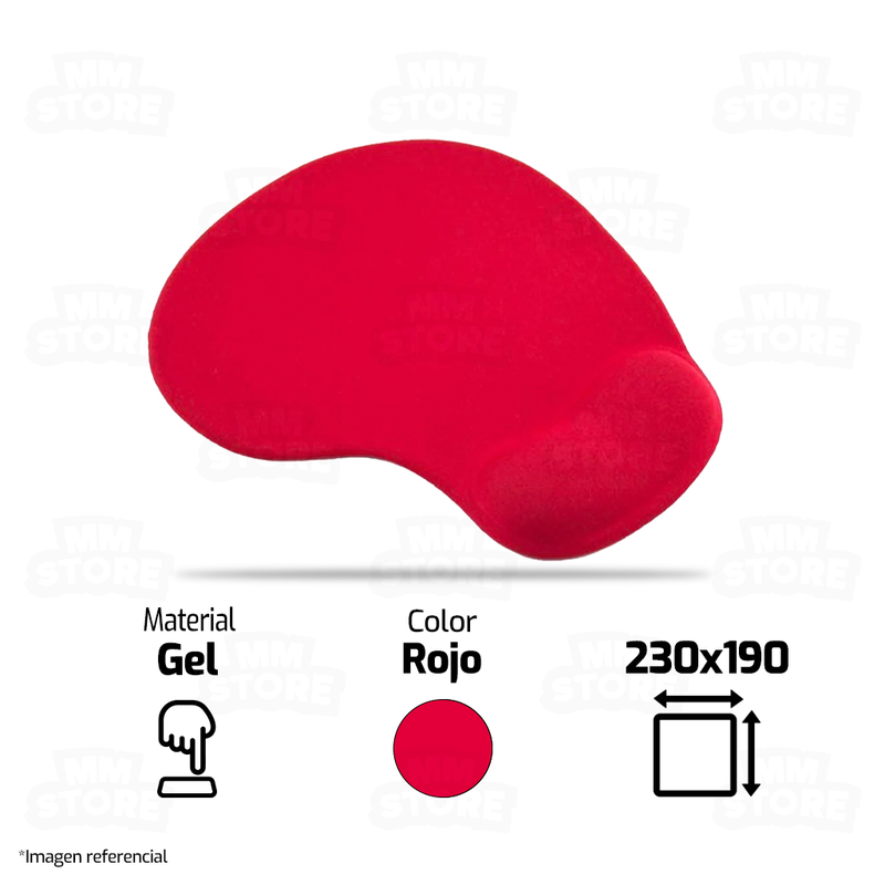 MOUSEPAD CON GEL | ROJO