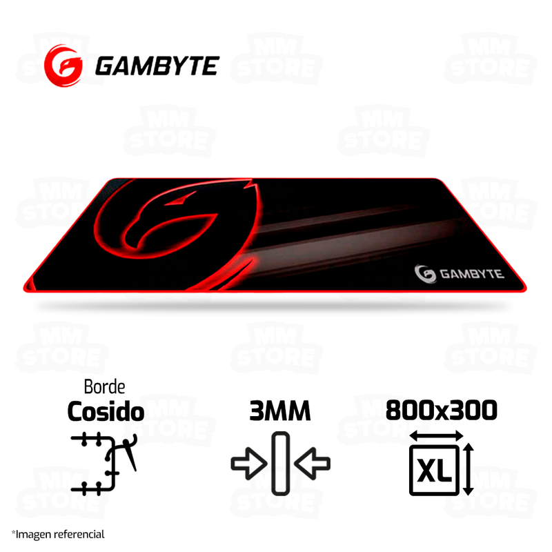 MOUSEPAD GAMBYTE BLAZE PRO | XL | 800 X 300 X 3MM