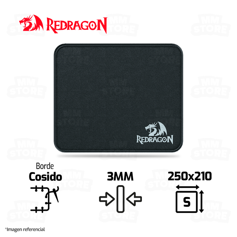 MOUSEPAD REDRAGON FLICK | S | 250 X 210 X 3MM