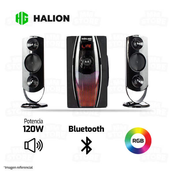 PARLANTE 2.1 HALION FISHER HA-F76 | 120W | RGB