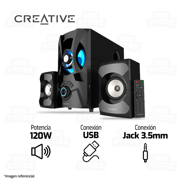 PARLANTE 2.1 CREATIVE E2900 | 120W | NEGRO