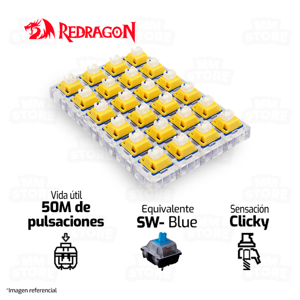 SWITCH REDRAGON A113 BULLET BLUE