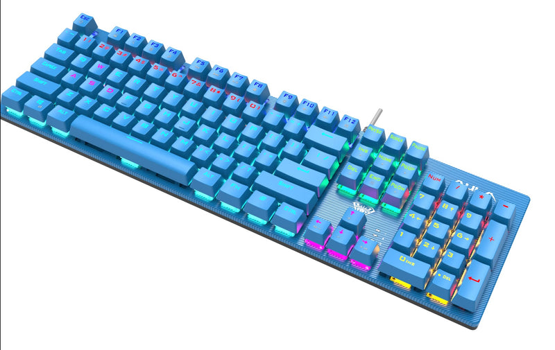 TECLADO AULA S2022 | MECANICO | SW-BLUE | RAINBOW | AZUL